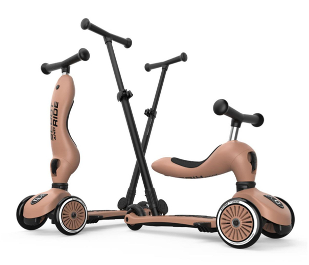 Scoot & Ride Highwaykick 1 Push and Go 2w1 Jeździk i hulajnoga Mocha - 1356966 - zdjęcie
